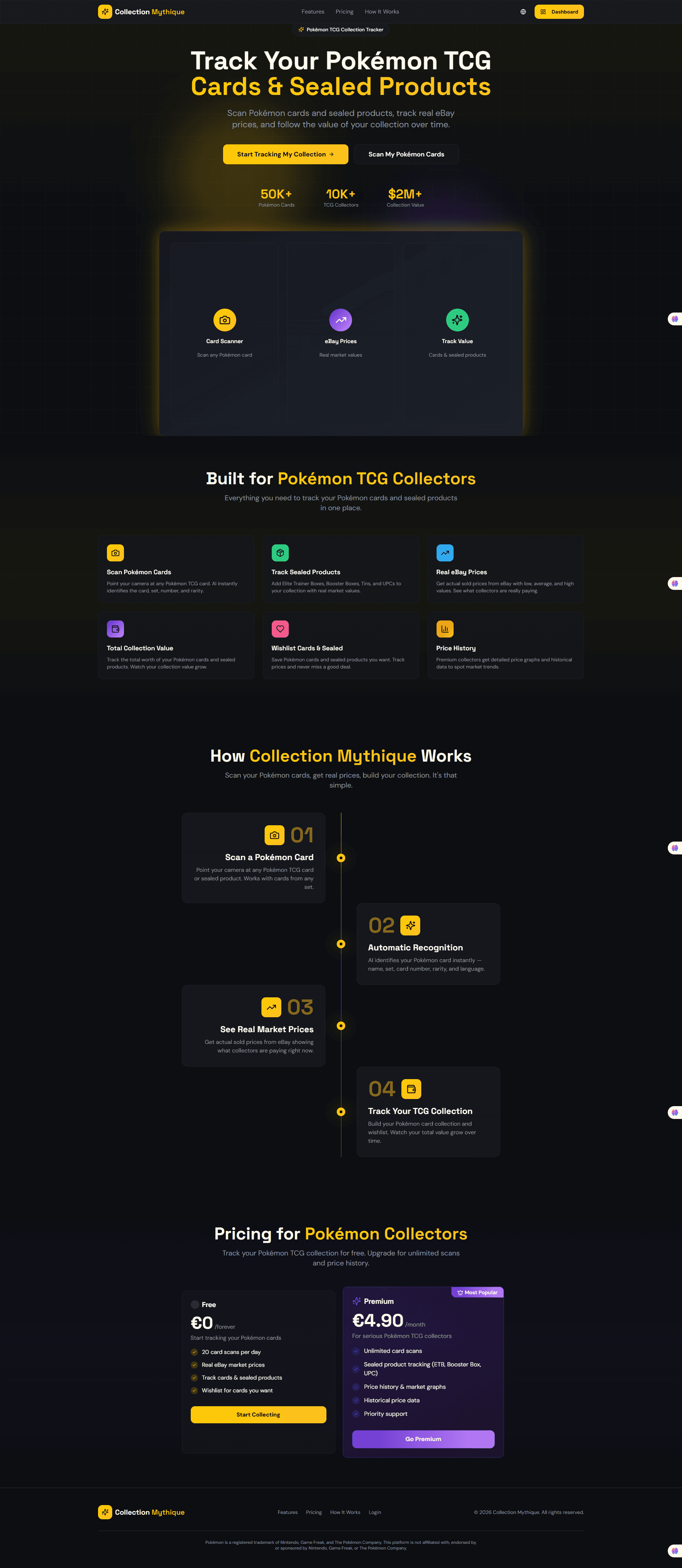 Pokemon Collection Tracker